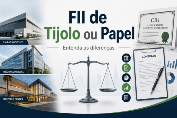 Comparação entre FII de papel ou tijolo com imóveis físicos e créditos imobiliários