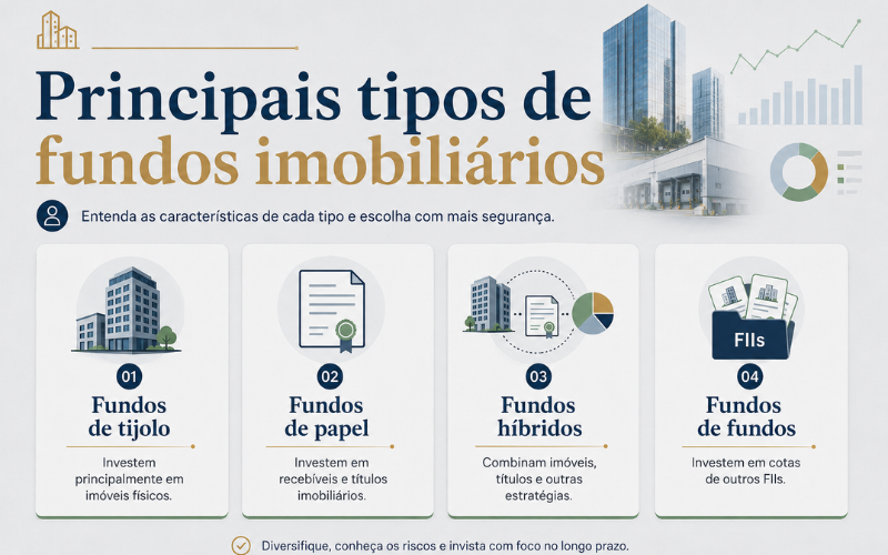 Tipos de fundos imobiliários para iniciantes