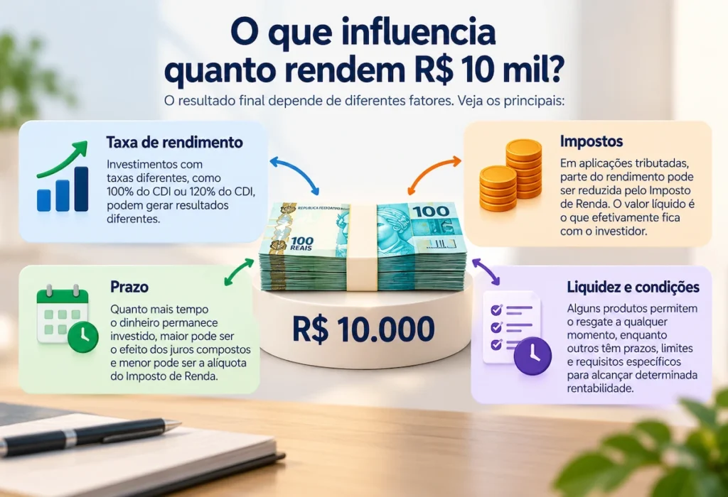 Como avaliar onde deixar R$ 10 mil para render